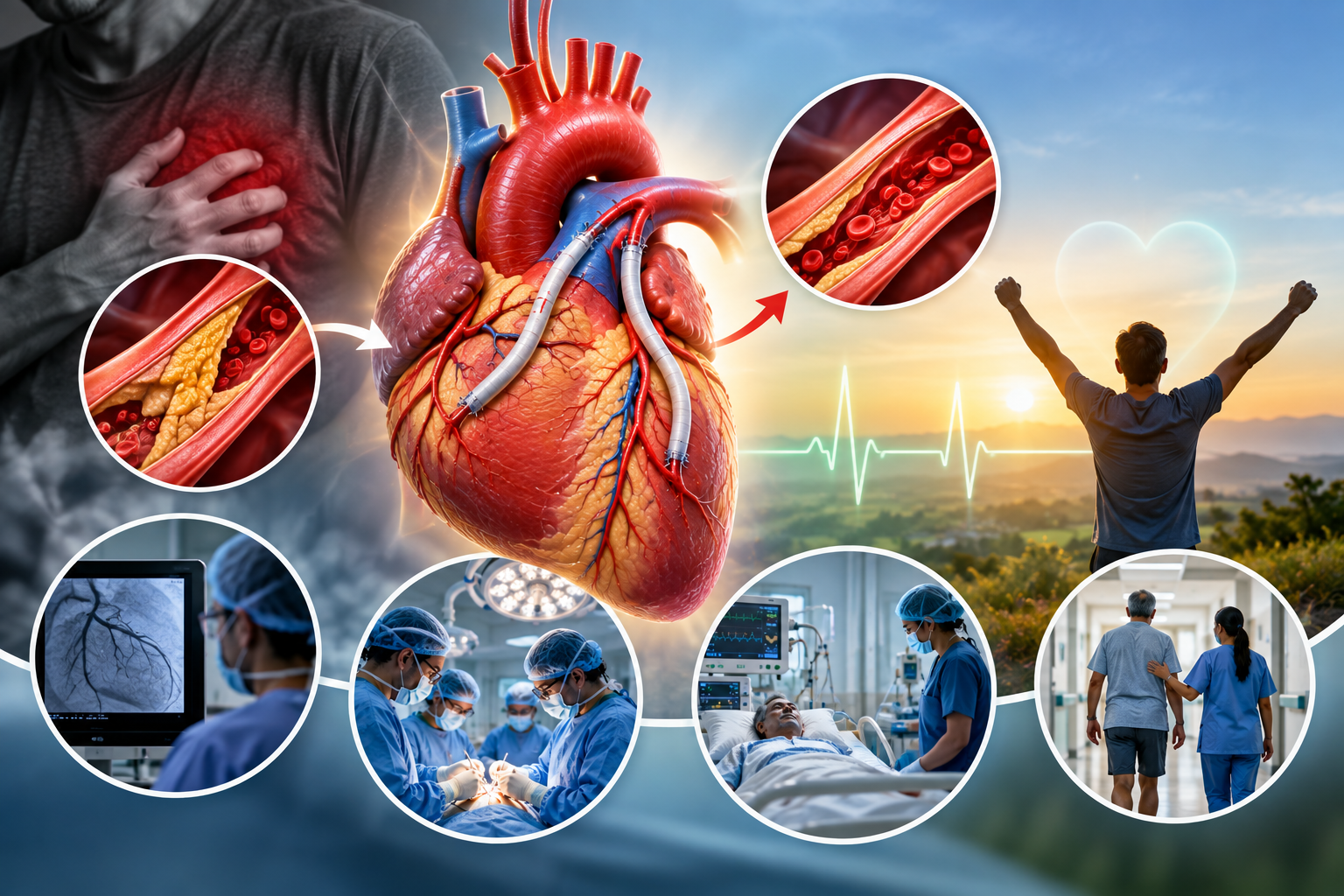Post-operative cardiac ICU care following bypass surgery at Arunachala Hospital Kadapa